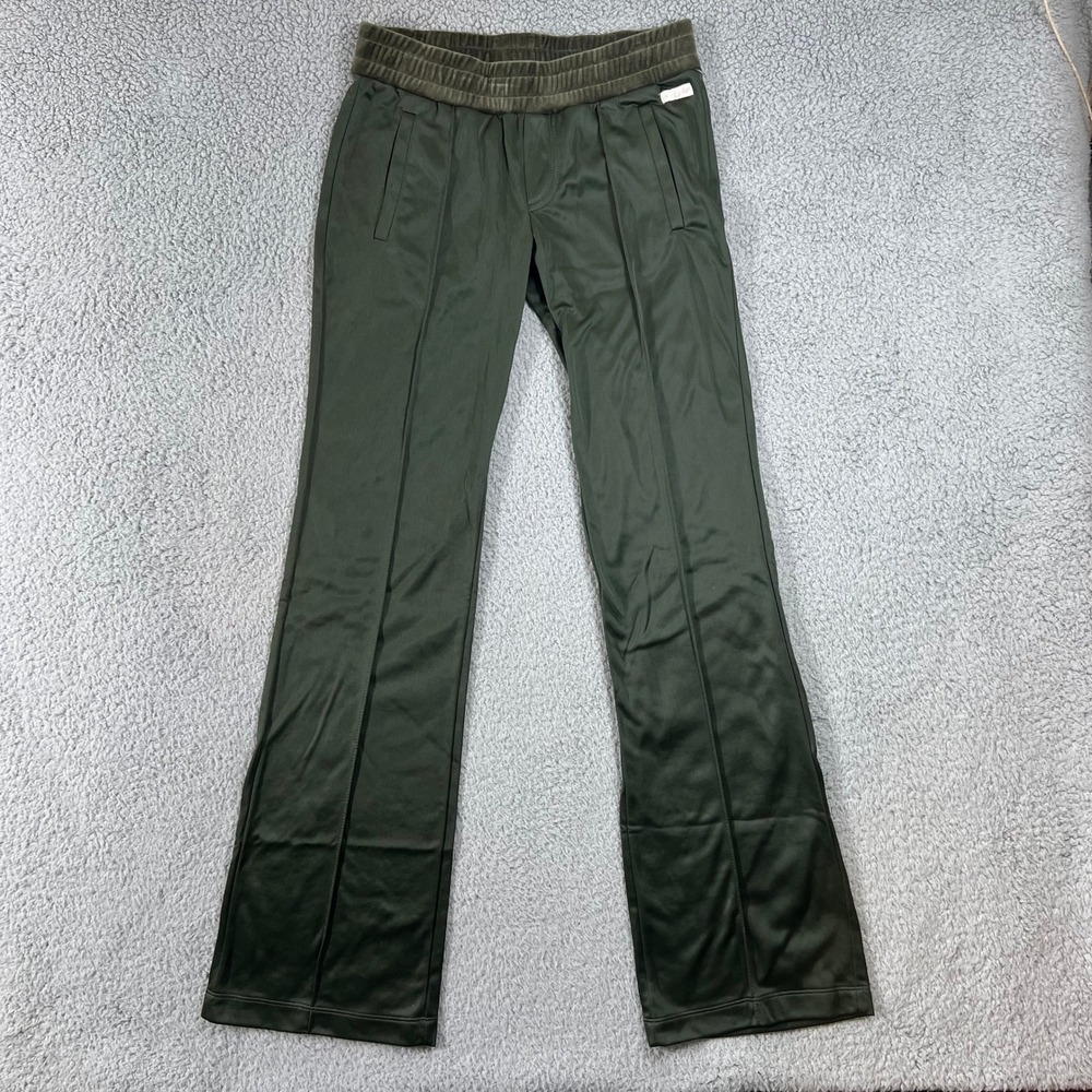 Baby Phat Women's Size‎ S Green Velour Track Pants Athletic Flare Pants VTG NWT